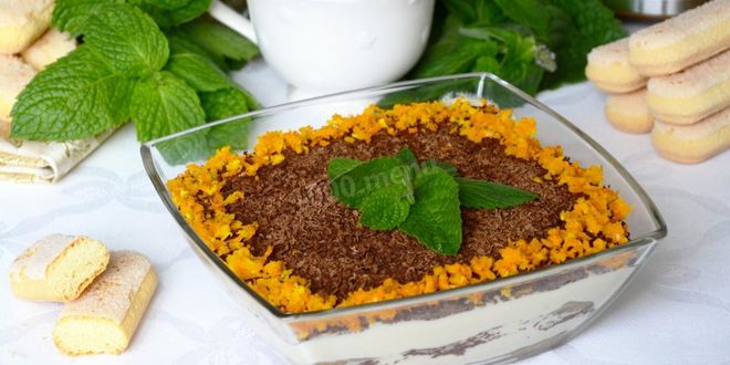 Рецепт тирамису с творогом