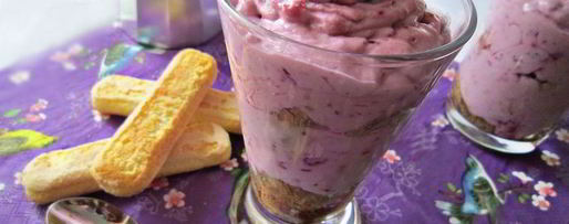 Шаг 8: тирамису сиреневый туман