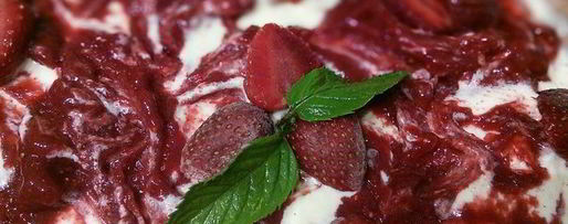 Шаг 6: ванильно-клубничного мороженое тирамису