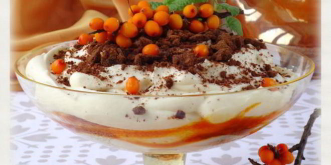 Рецепт ванильно-облепихового тирамису