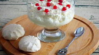 Рецепт Творога с зефирным кремом