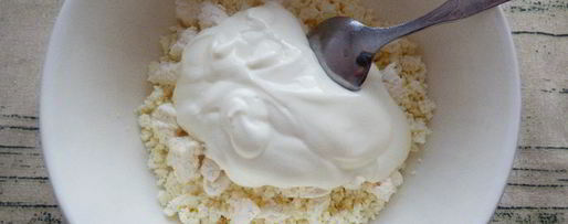 Шаг 3: творога с зефирным кремом