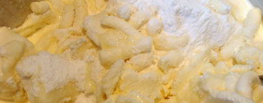 Шаг 1: творожно-сливочного десерт с папайей