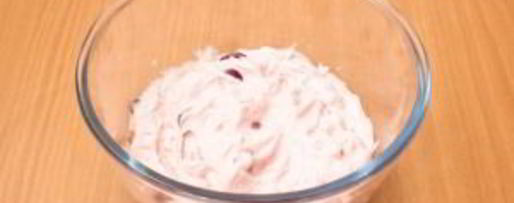 Шаг 2: творожного десерта с шоколадом и черешней