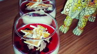 Рецепт Ванильной панны-котты с фруктовым желе