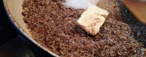 Шаг 2: яблочного десерта крестьянки под вуалью