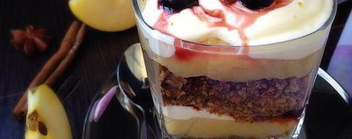 Шаг 5: яблочного десерта крестьянки под вуалью