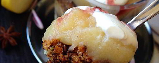 Шаг 6: яблочного десерта крестьянки под вуалью