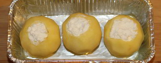 Шаг 6: яблок, запеченных в сметанной заливке