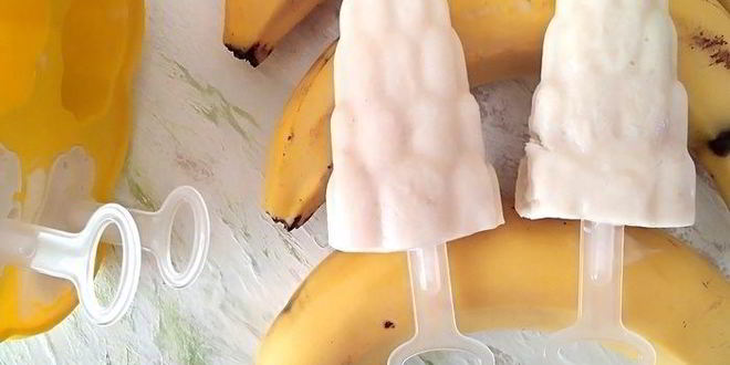 Рецепт замороженного десерта из бананов