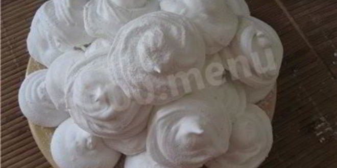 Рецепт белого зефира воздушного