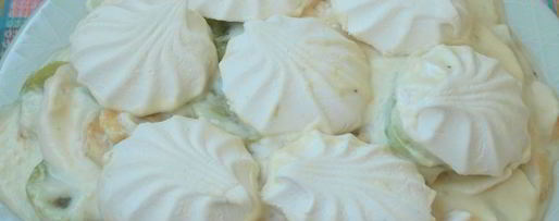 Шаг 4: десерта иза зефиры с фруктами