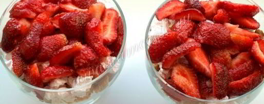 Шаг 3: клубничного десерта с зефиром