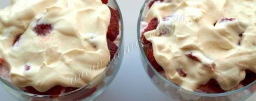 Шаг 4: клубничного десерта с зефиром