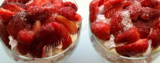 Шаг 6: клубничного десерта с зефиром