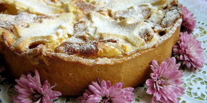 Рецепт праздничной творожно-лимонная кростата с зефиром