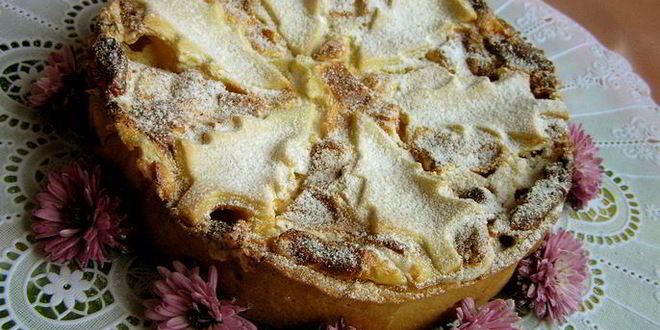Рецепт праздничной творожно-лимонная кростата с зефиром