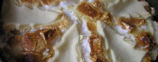 Шаг 9: праздничной творожно-лимонная кростата с зефиром