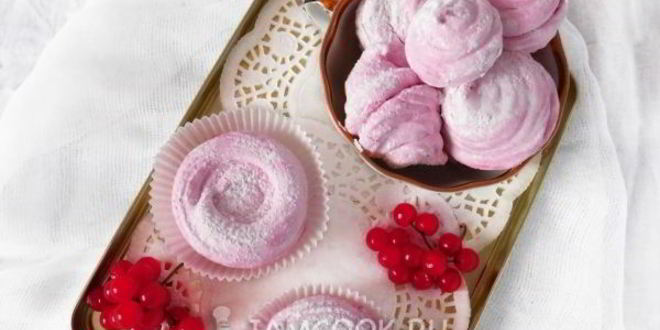 Рецепт зефира с калиной