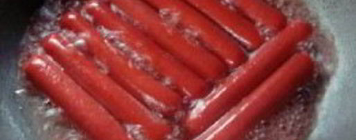 Шаг 1: зефира с сосисками