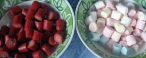 Шаг 2: зефира с сосисками