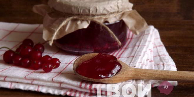 Рецепт желе из красной смородины