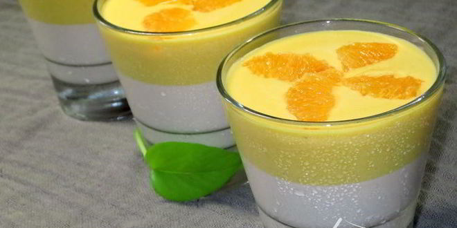 Рецепт желе из сметаны, тыквы и творога