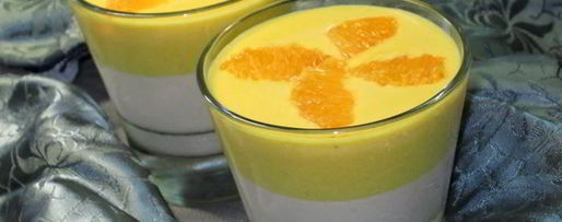 Шаг 1: желе из сметаны, тыквы и творога