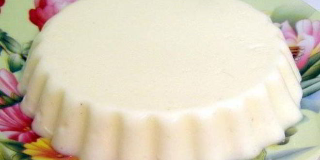 Рецепт желе на сметане с бананом