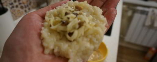 Шаг 5: аранчинь с моцареллой и грибами