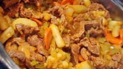 Рецепт Азу из говядины по-татарски в мультиварке