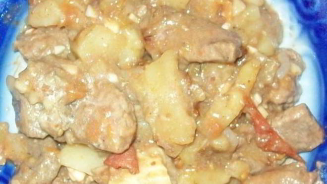 Рецепт Азу из говядины с картошкой