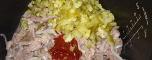 Шаг 1: азу из говядины в мультиварке