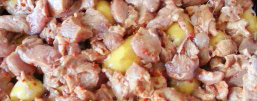 Шаг 4: азу из индейки с запеченным картофелем