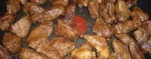 Шаг 2: азу из конины по-татарски