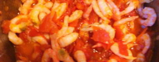 Шаг 5: азу из креветок с тофу и пикантным гарниром