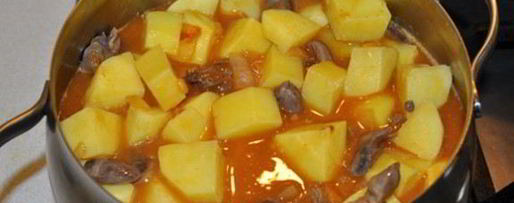 Шаг 4: азу из куриных потрошков