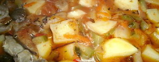 Шаг 6: азу из куриных желудков и вешенок