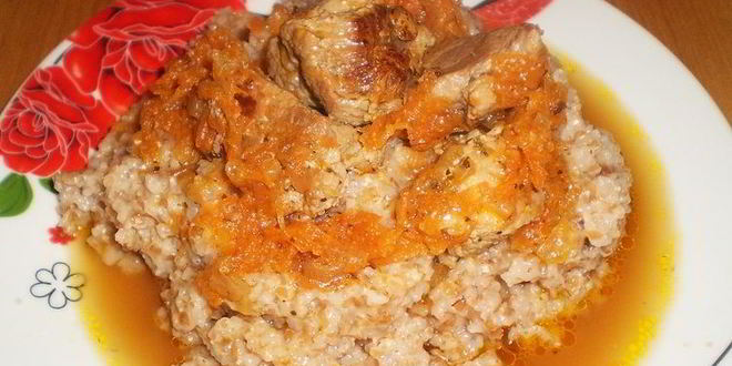 Рецепт азу из свинины с подливкой