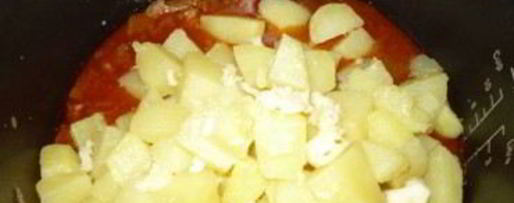 Шаг 3: азу из свинины в мультиварке