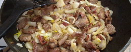 Шаг 1: азу из телятины