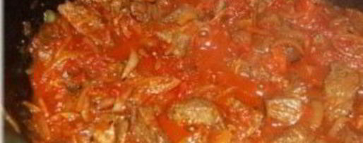 Шаг 1: азу по-татарски с говядиной