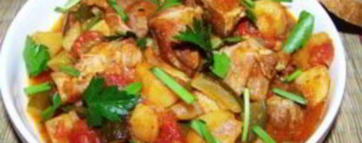 Шаг 4: азу по-татарски с говядиной