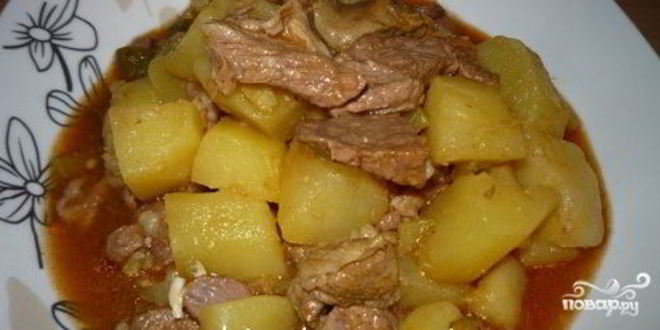 Рецепт азу с картошкой в мультиварке