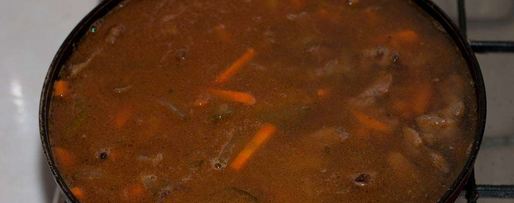 Шаг 12: азу с солеными огурцами и с картошкой