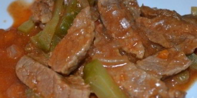 Рецепт азу с солеными огурцами