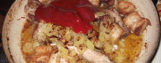 Шаг 2: азу со свининой