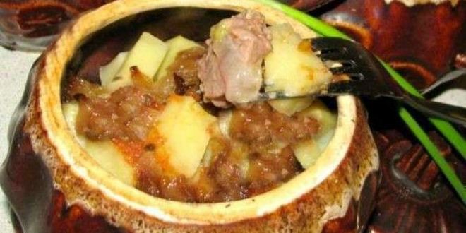 Рецепт азу в горшочках