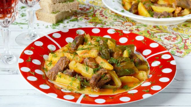 Рецепт Азу в мультиварке по-татарски