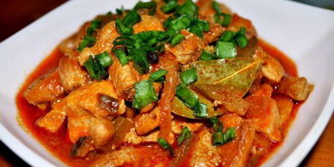 Рецепт классического азу из свинины